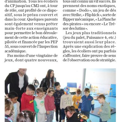 Est Républicain - Ludobus Pagny-sur-Meuse