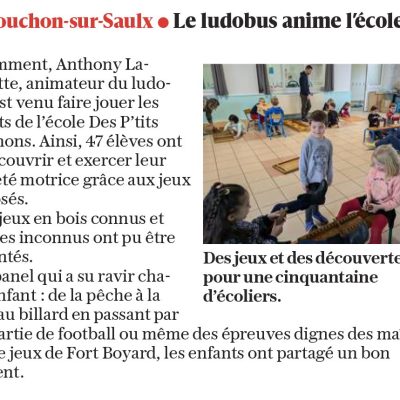 Est Républicain - Ludobus Bouchon sur Saulx
